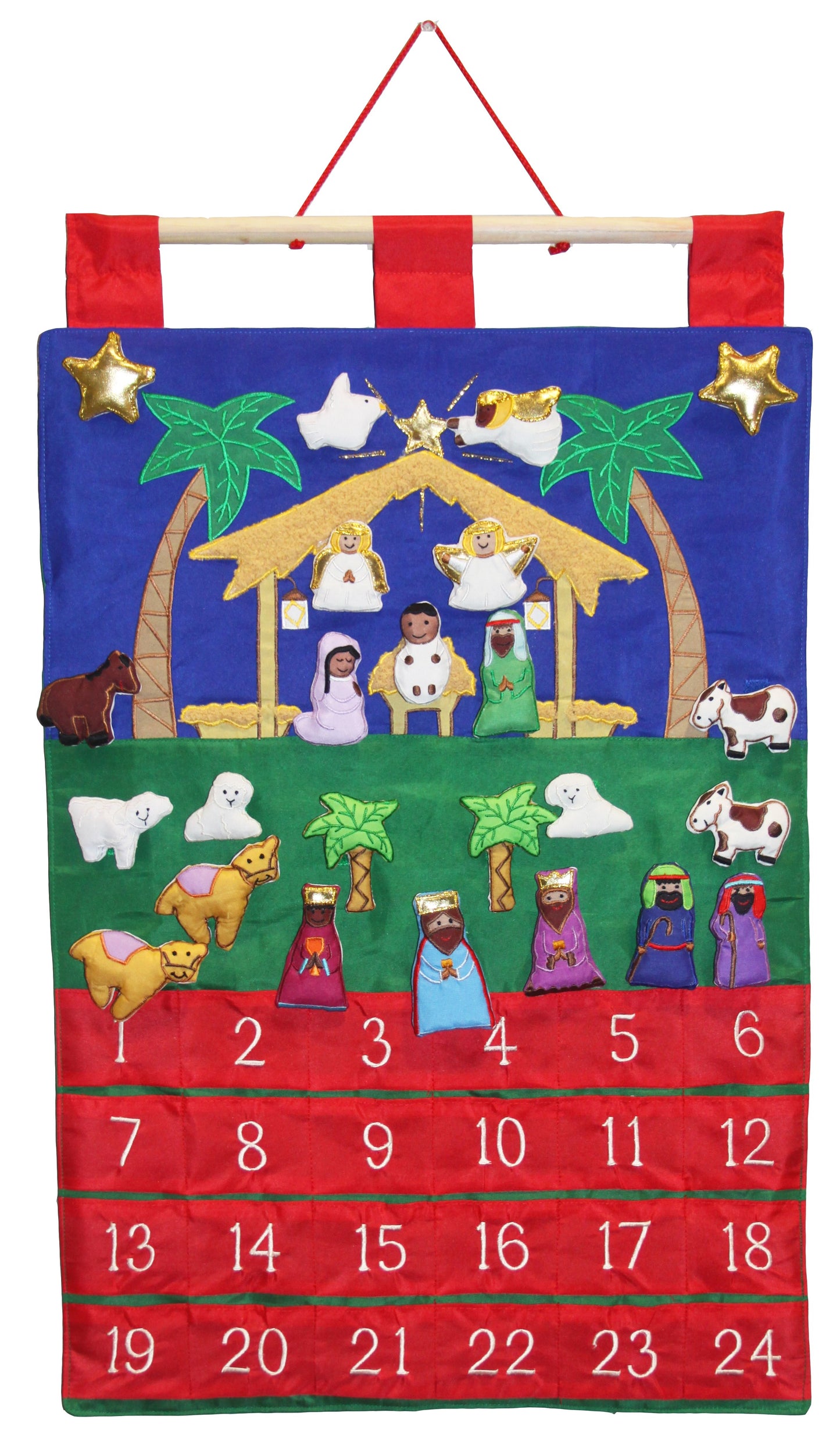 Fabric Advent Calendar-Holy Night (16 x 20)