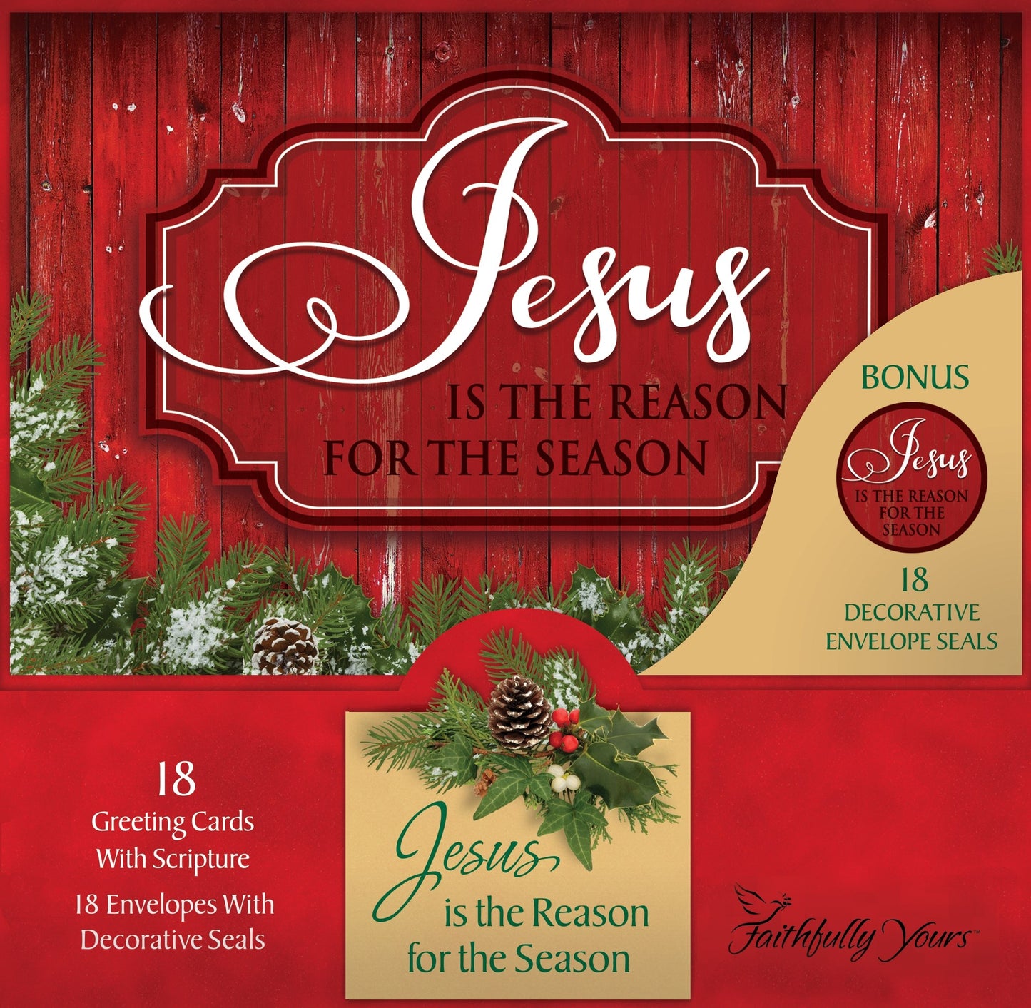 Card-Boxed-Jesus Is The Reason w/Seals (Box Of 18)