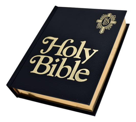NCB New Catholic Bible Family Edition-Black Padded Hardcover (#WNCB23)