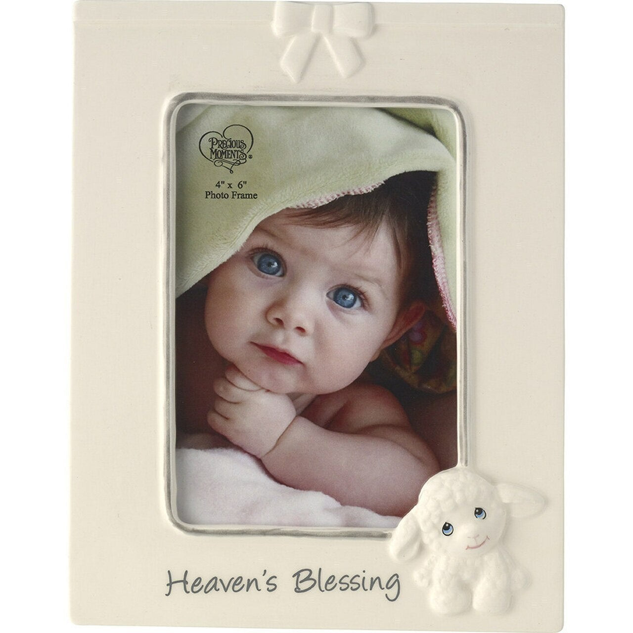 Photo Frame-Heaven's Blessing/Luffie Lamb (Holds 4 x 6 Photo)