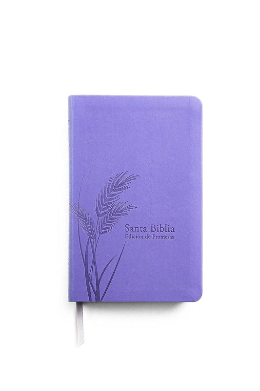 RVR 1960 Biblia de Promesas  Tamano Manual (Promise Bible  Personal Size)-Lavender Imitation Leather