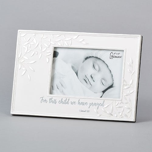 Frame-For This Child We Have Prayed (Holds 4 x 6) Horizontal