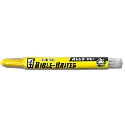 Accu-Dry Bible-Brites-Yellow (Pack Of 36)