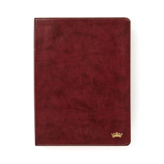 CSB Tony Evans Study Bible-Burgundy LeatherTouch Indexed