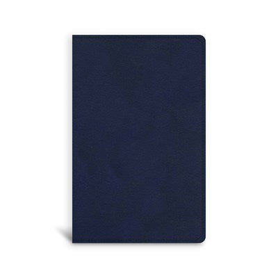 CSB Single-Column Compact Bible-Navy LeatherTouch