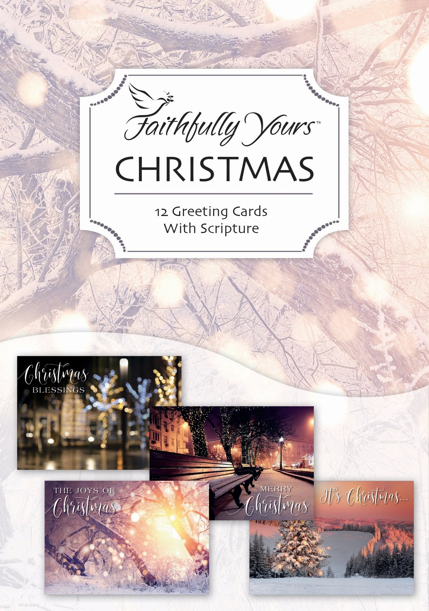 Boxed Card-Value-Christmas Illumination-Christmas Assorted (Box Of 12)