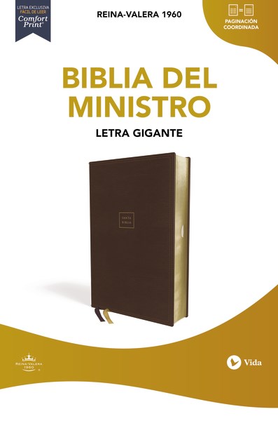 RVR 1960 Minister's Bible (Santa Biblia del Ministro)-Brown Leathersoft