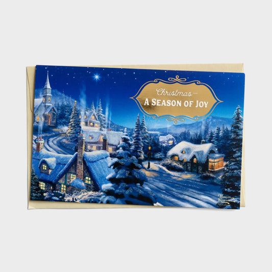 Card-Boxed-Christmas-A Season Of Joy-Thomas Kinkade (Box Of 18)