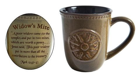 Mug-Widows Mite (15 oz)-Cream Stoneware (#71159)