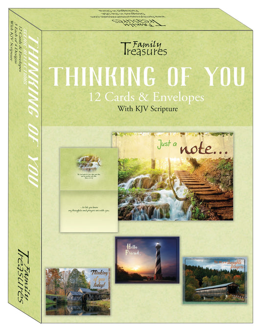 Card-Boxed-Thinking Of You-Scenic Reflections (Box Of 12)