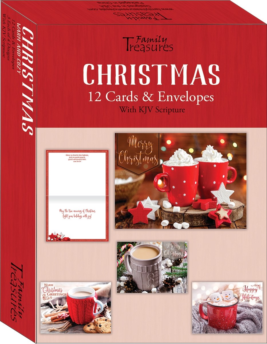 Boxed Card-Christmas-Warm & Cozy (Box Of 12)