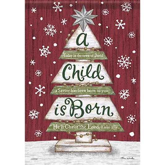 Flag-Garden-Durasoft-Plant Tree (12.5" x 18")