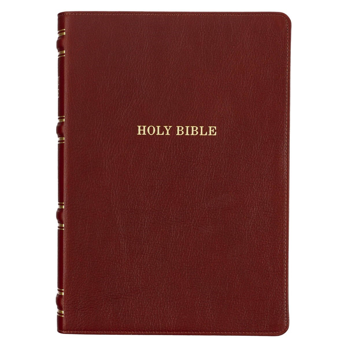 KJV Study Bible-Saddle Tan Genuine Leather Indexed