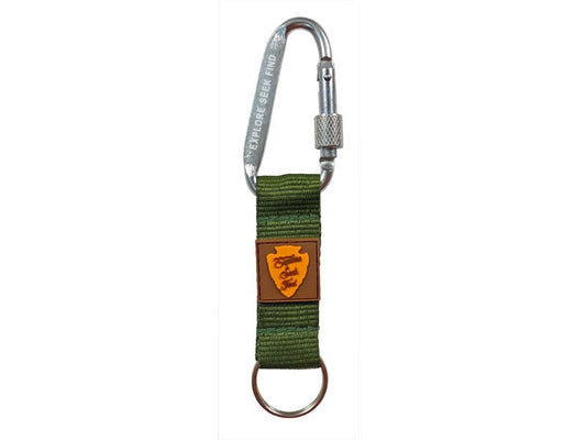 Carabiner Keychain-Explore  Seek  Find