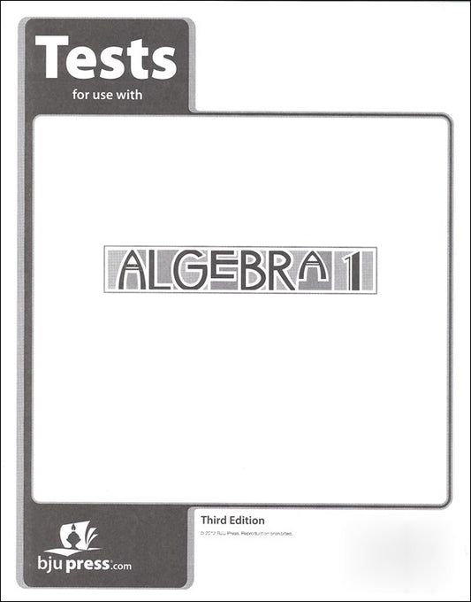 Algebra 1 Tests (3rd Edition)