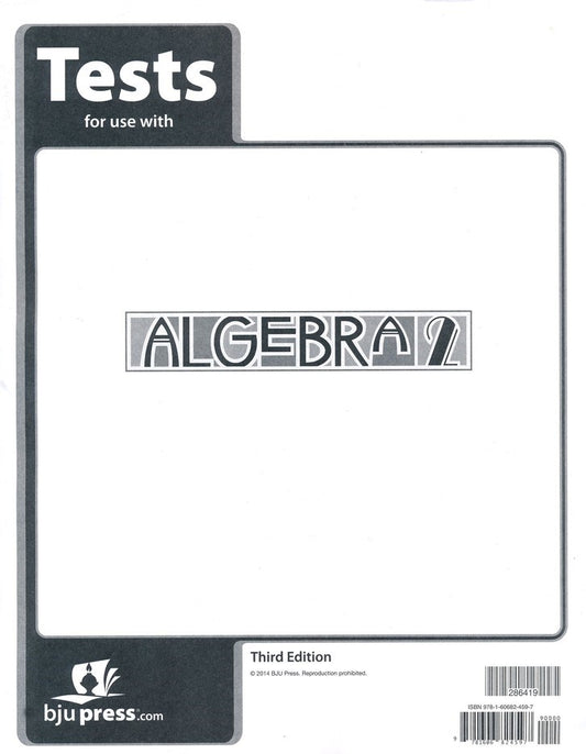 Algebra 2 Tests (3rd Edition)