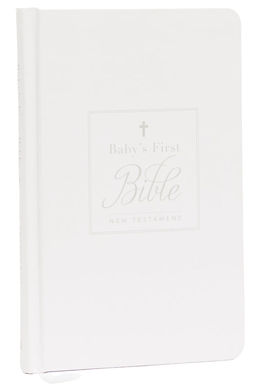 KJV Baby's First New Testament (Comfort Print)-White Hardcover