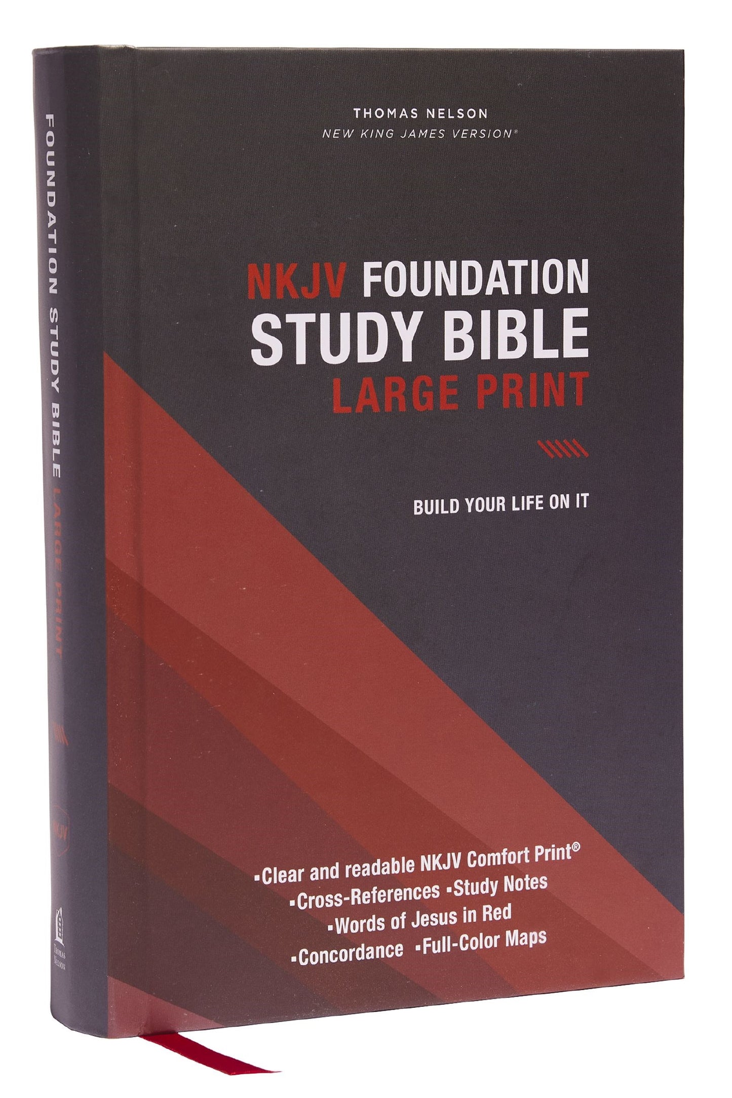 NKJV Foundation Study Bible/Large Print (Comfort Print)-Hardcover