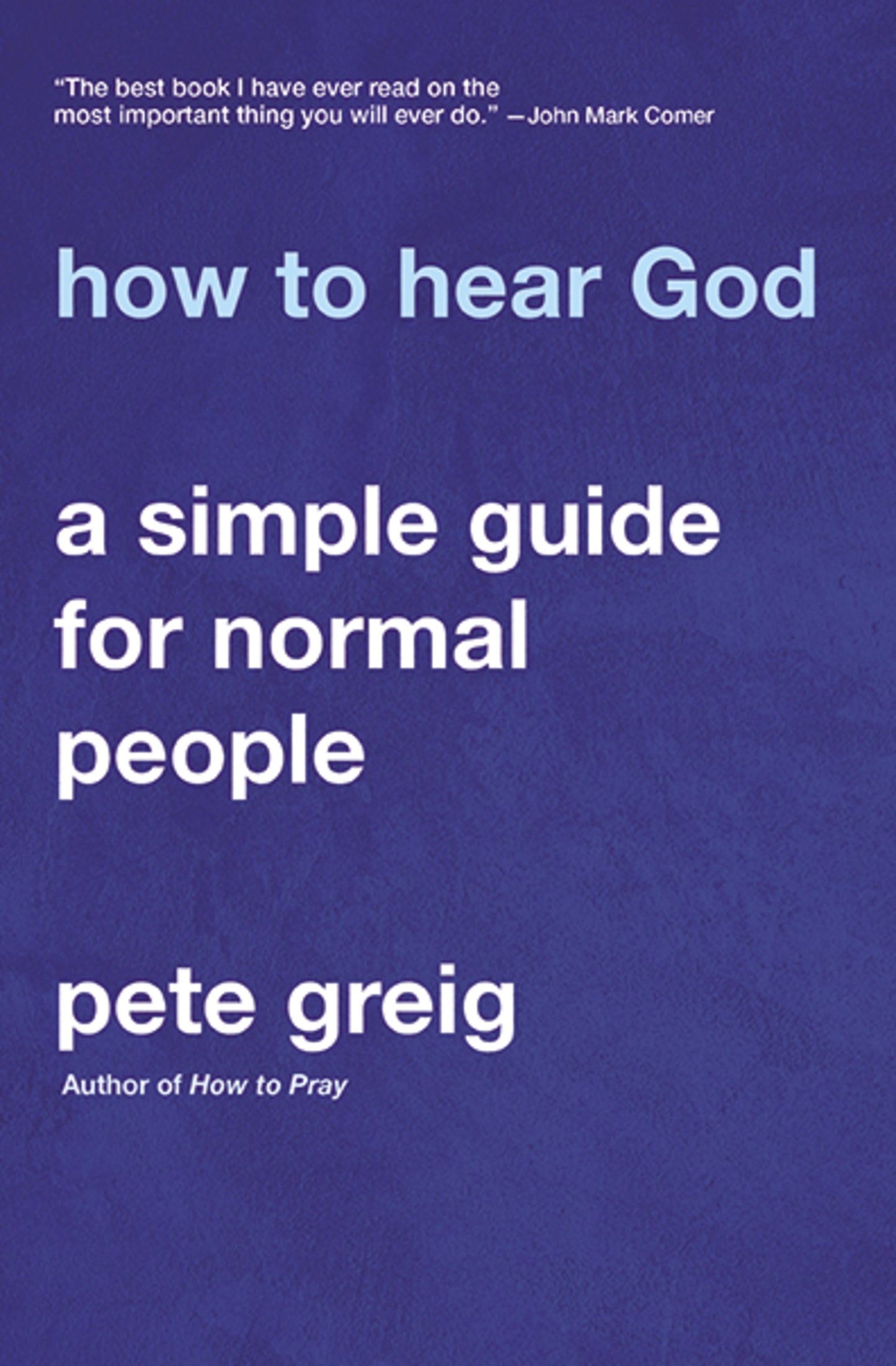 How To Hear God