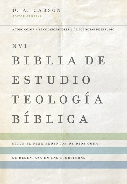 NVI Biblical Theology Study Bible (Biblia de Estudio  Teologia Biblica)-Hardcover