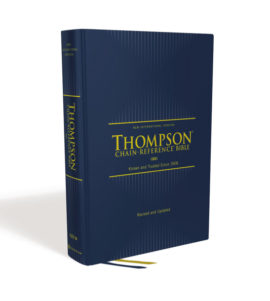 NIV Thompson Chain-Reference Bible (Comfort Print)-Navy Hardcover
