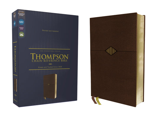 NIV Thompson Chain-Reference Bible (Comfort Print)-Brown Leathersoft