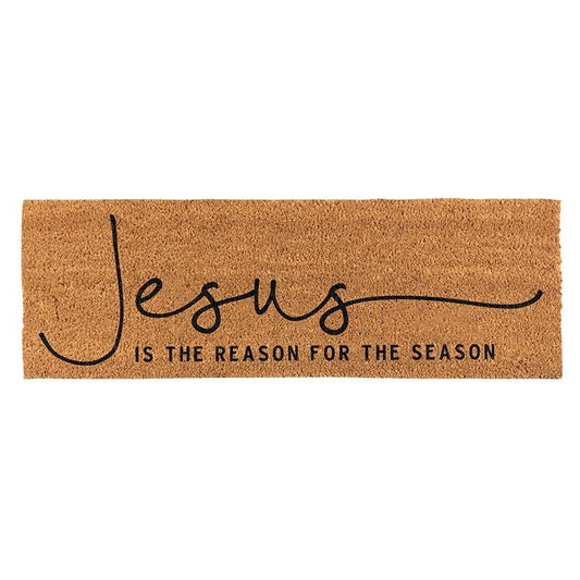 Coir Doormat-Jesus Is The Reason (30" x 10")