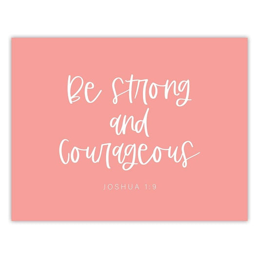 Magnet-Be Strong And Courageous (2.625" x 3.375") (Pack Of 6)