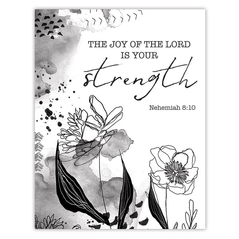Magnet-Nehemiah 8:10 (2.625" x 3.375") (Pack Of 6)