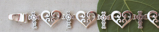 Bracelet-Eden Merry-Cross/Heart