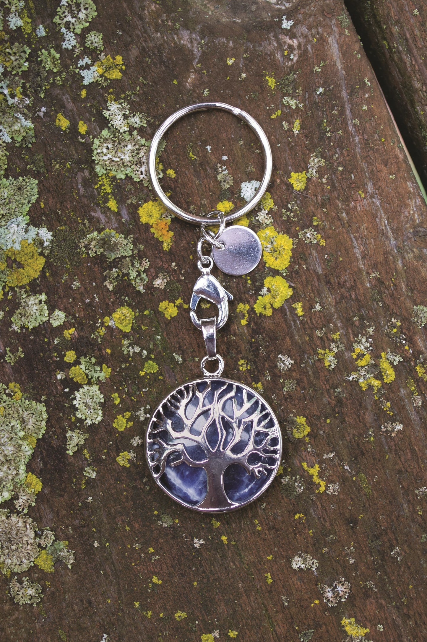 Key Chain-Tree Of Life-Sodalite