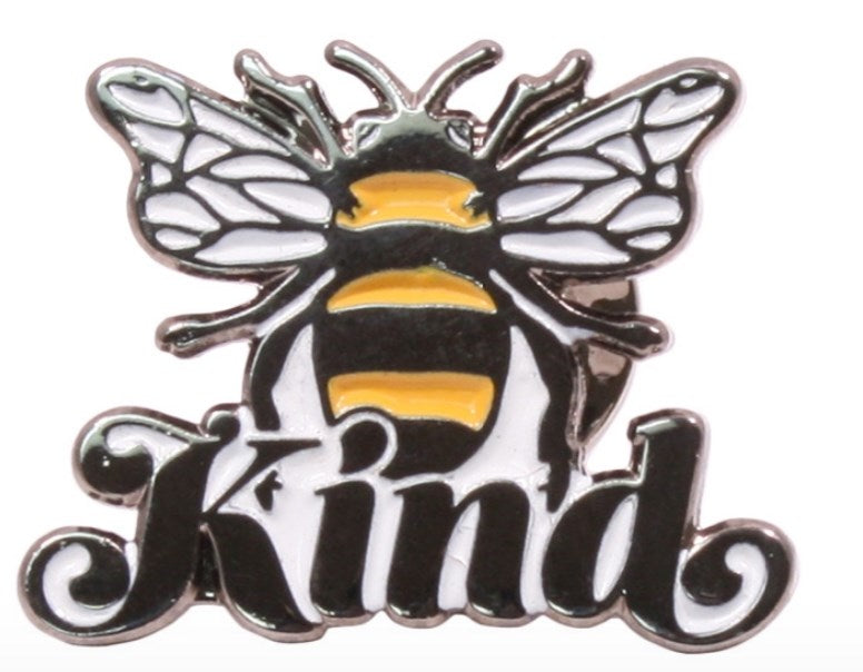Lapel Pin-Bee Kind (Pack Of 6)