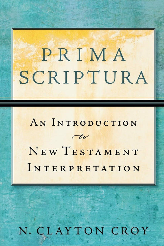 Prima Scriptura