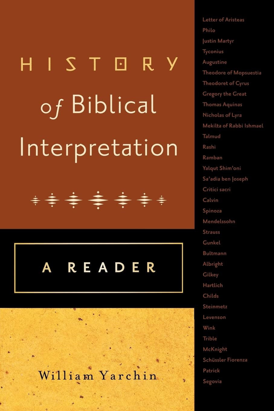 History Of Biblical Interpretation