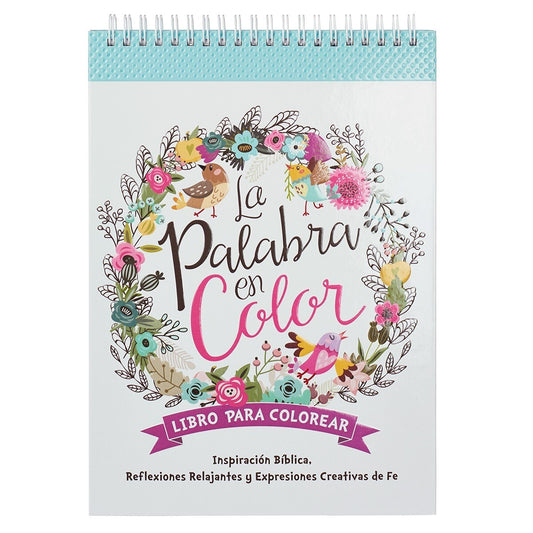 Libro para Colorear-La Palabra en Color (Coloring Book-The Word In Color-Wirebound)