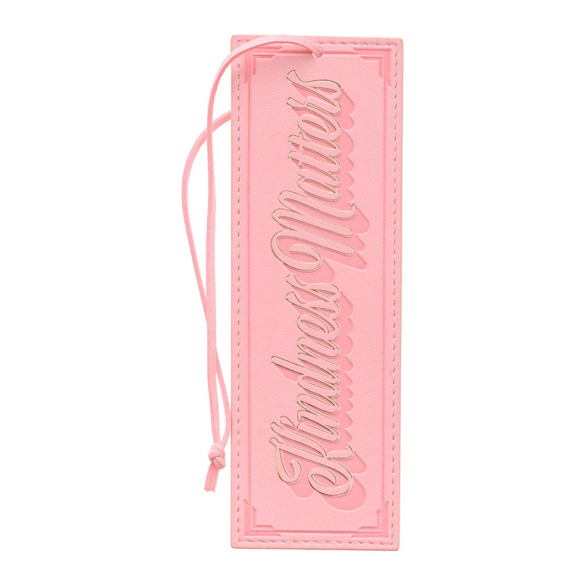 Bookmark-Pagemarker-Kindness Matters-Luxleather-Coral