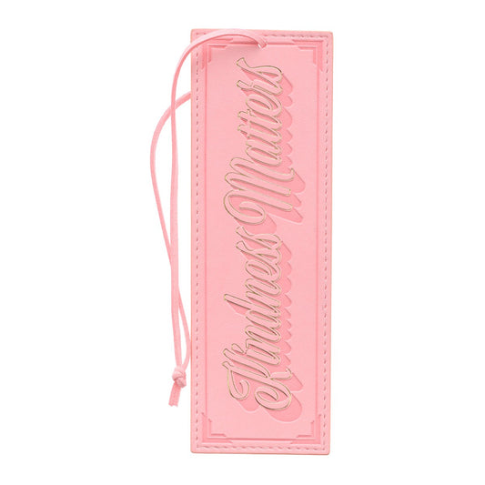 Bookmark-Pagemarker-Kindness Matters-Luxleather-Coral