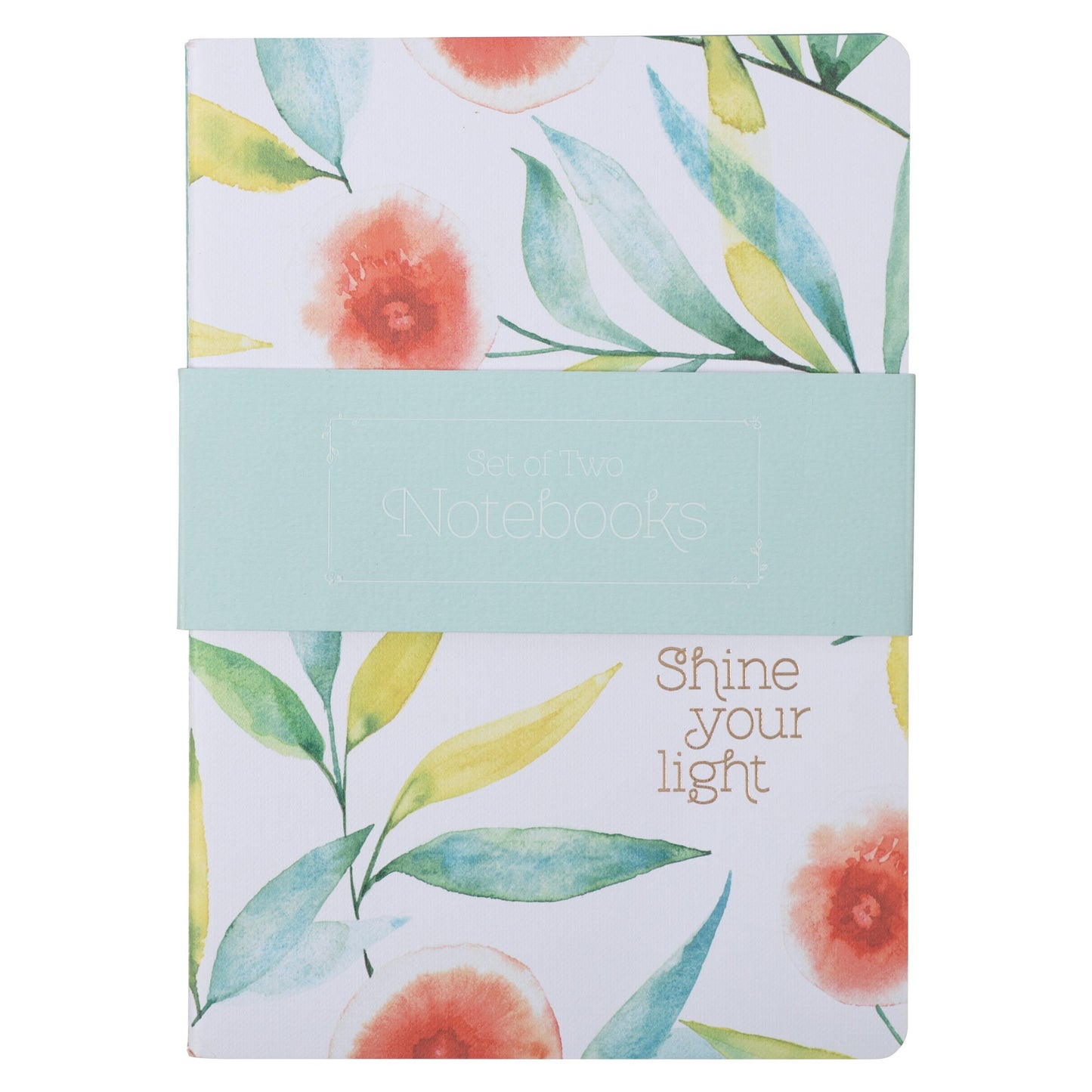 Notebook Set-Orange Blossoms (Set Of 2)