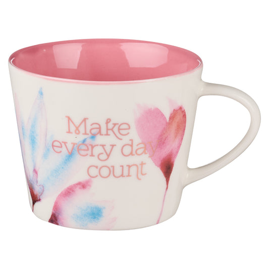 Mug-Make Every Day Count-Pink Petals (HFMUG822)