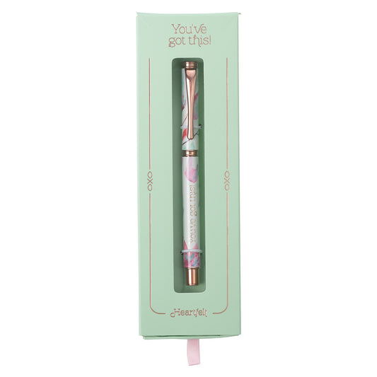 Pen in Gift Box-Pink Petals/You've Got This