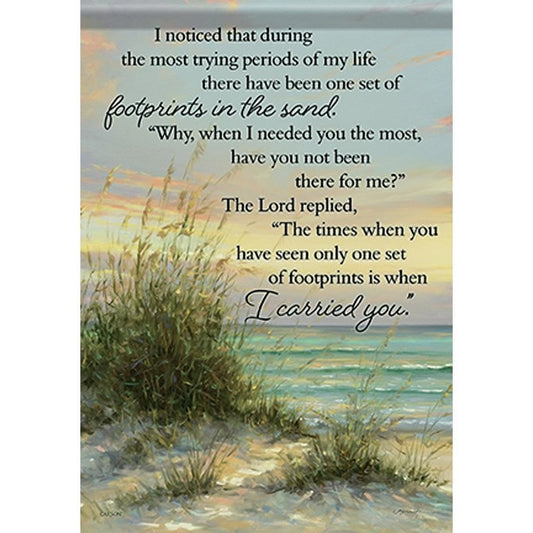 Flag-Garden-Durasoft-Footprints (12.5" x 18")