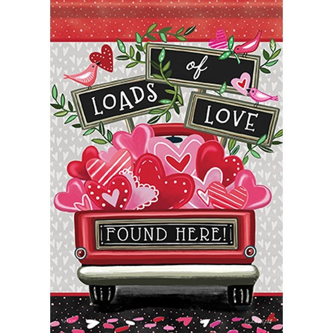 Flag-Garden-Durasoft-Loads Of Love (12.5" x 18")