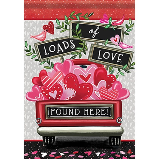Flag-Garden-Durasoft-Loads Of Love (12.5" x 18")