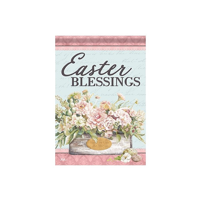 Flag-Garden-Durasoft-Flower Box Easter (12.5" x 18")