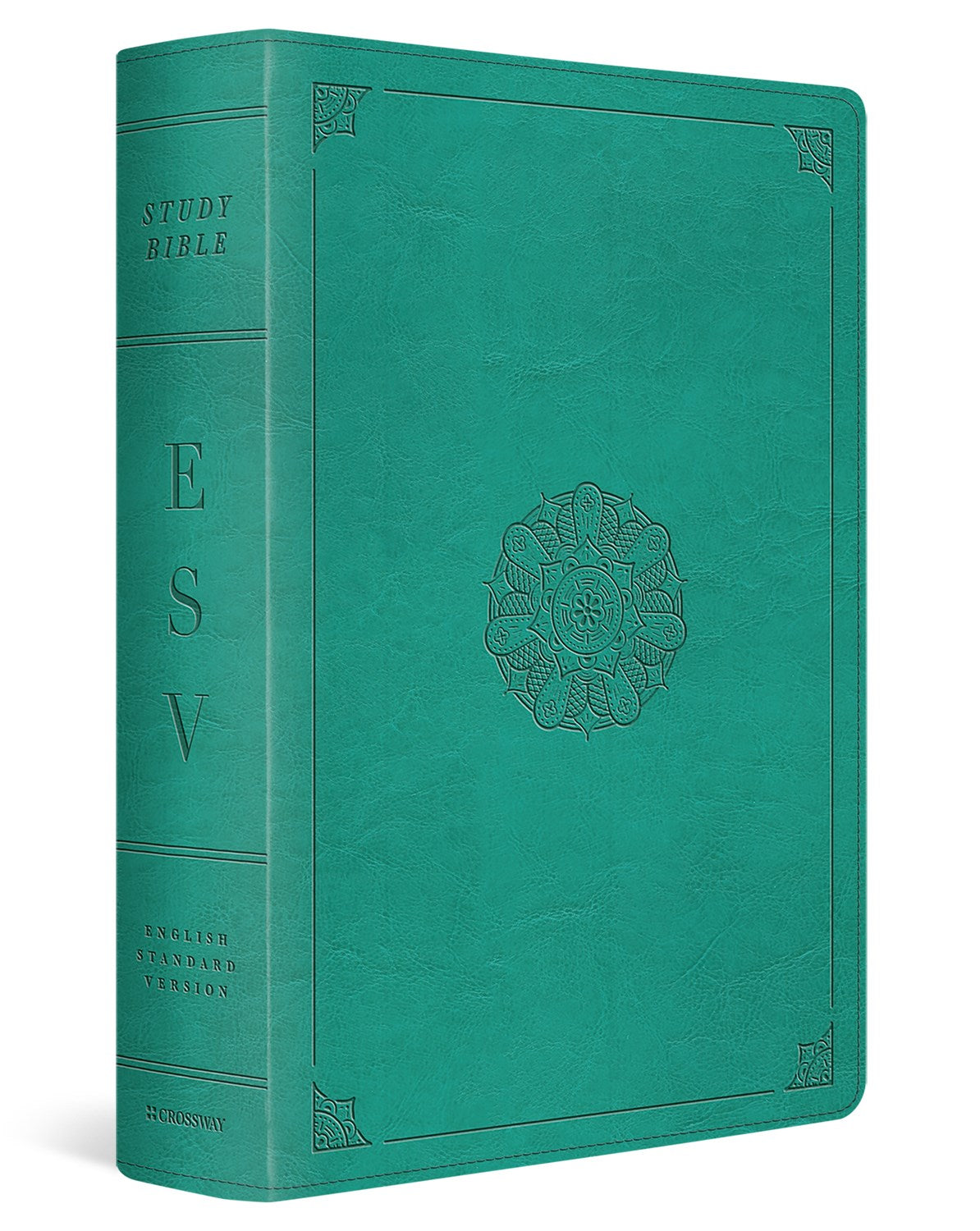 ESV Study Bible-Turquoise Emblem Design TruTone