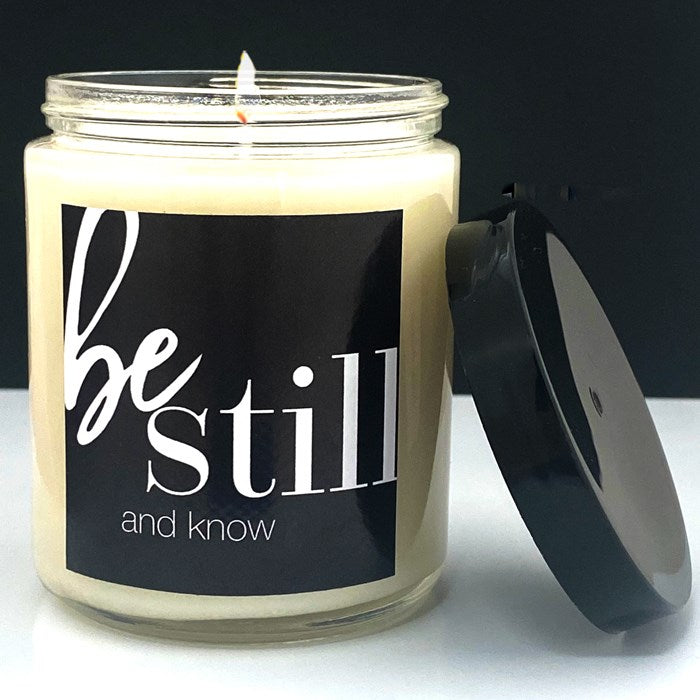 Candle-Be Still-Ocean Breeze (Words To Live By) (8 Oz)