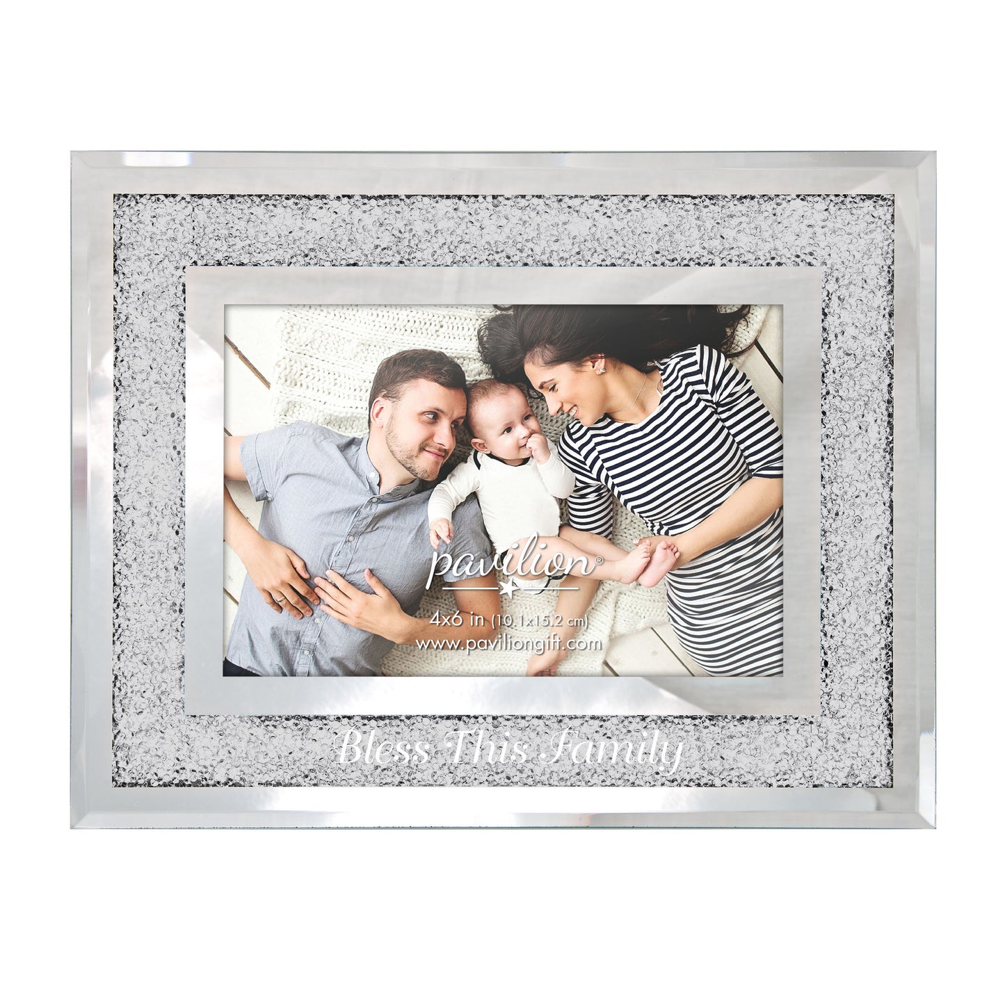 Frame-Bless This Family (Holds 4 x 6 Photo) (7.25 x 9.25)