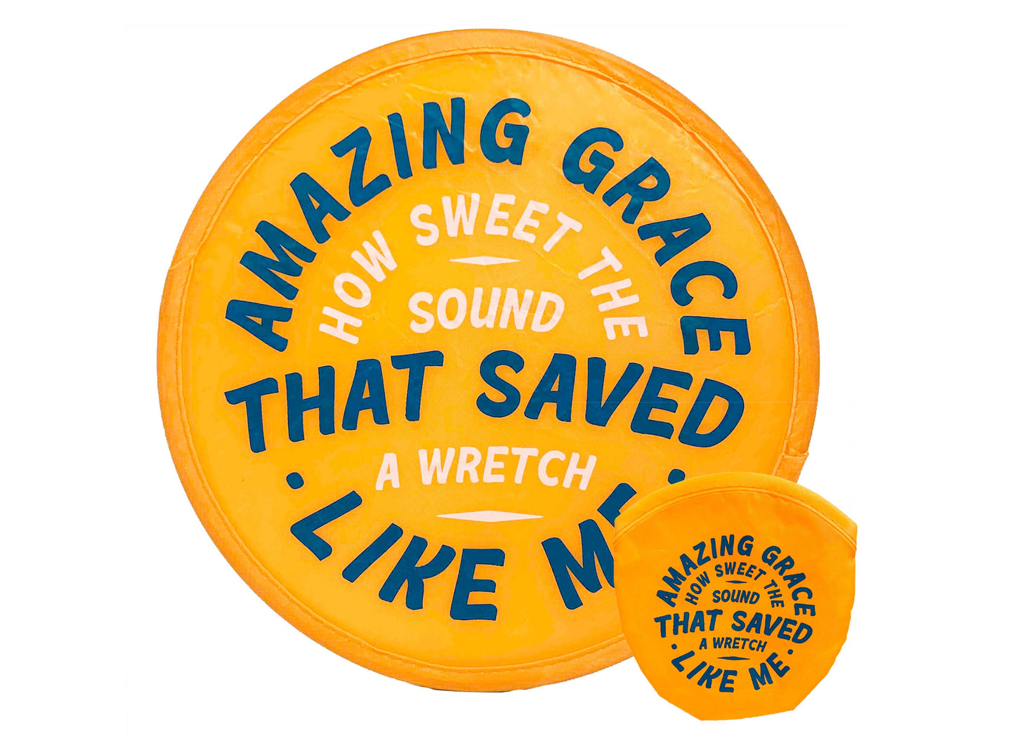 Foldable Hand Fan-Amazing Grace (Pack Of 6)