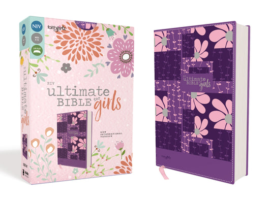 NIV Ultimate Bible For Girls (Faithgirlz Edition)-Purple Leathersoft