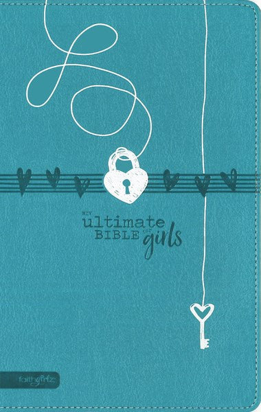 NIV Ultimate Bible For Girls (Faithgirlz Edition)-Teal Leathersoft Indexed